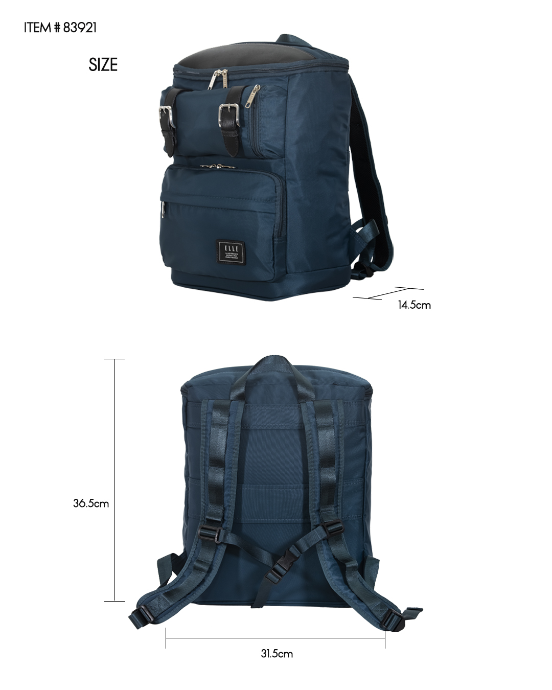 Pollux Backpack Size