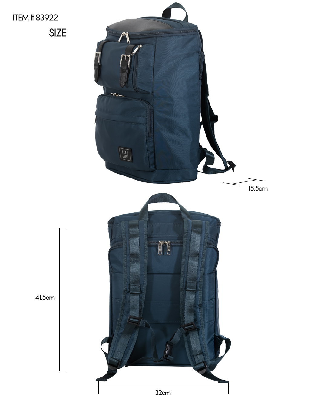 Pollux Backpack Size